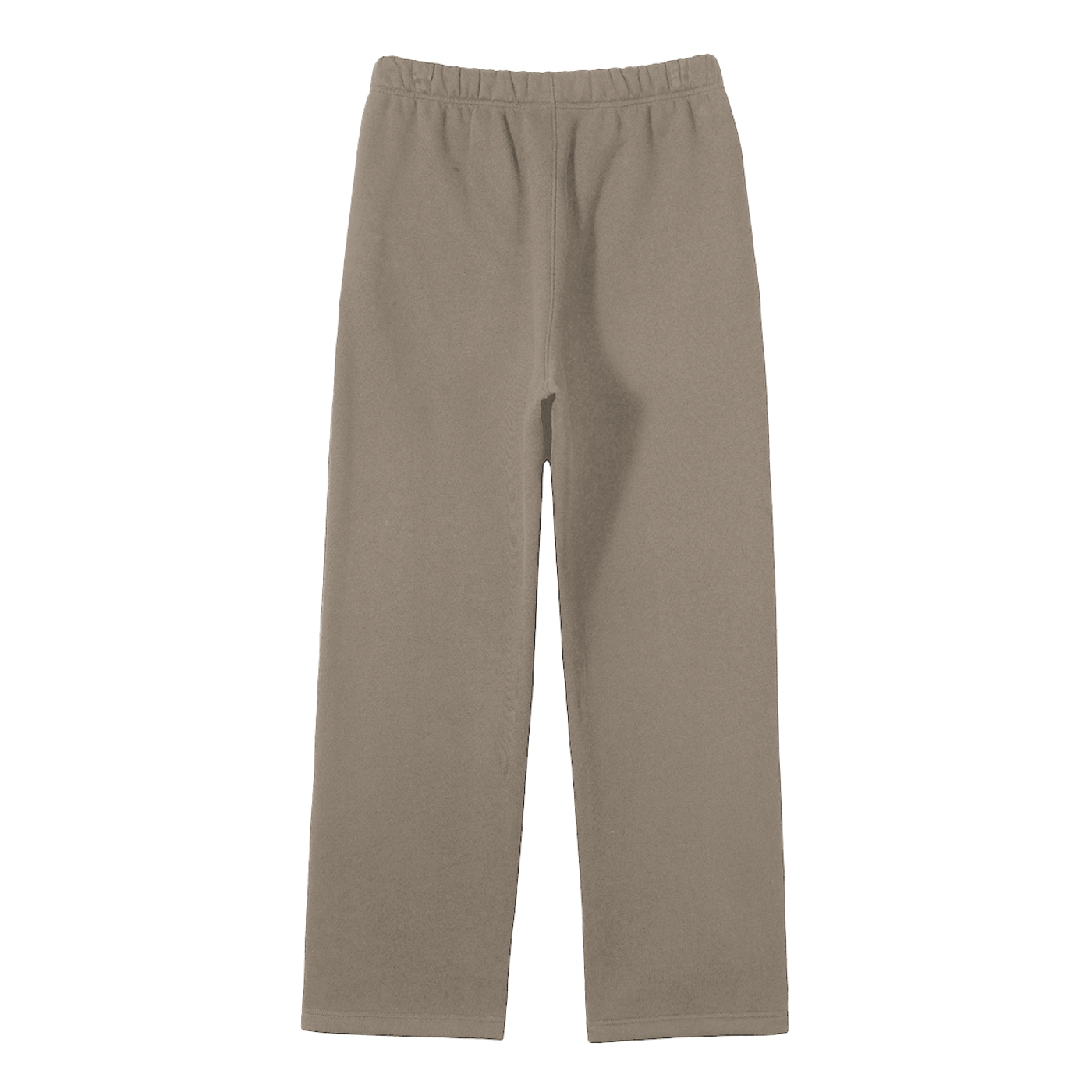 WAKE UP Unisex Solid Color Fleece Straight Leg Pants