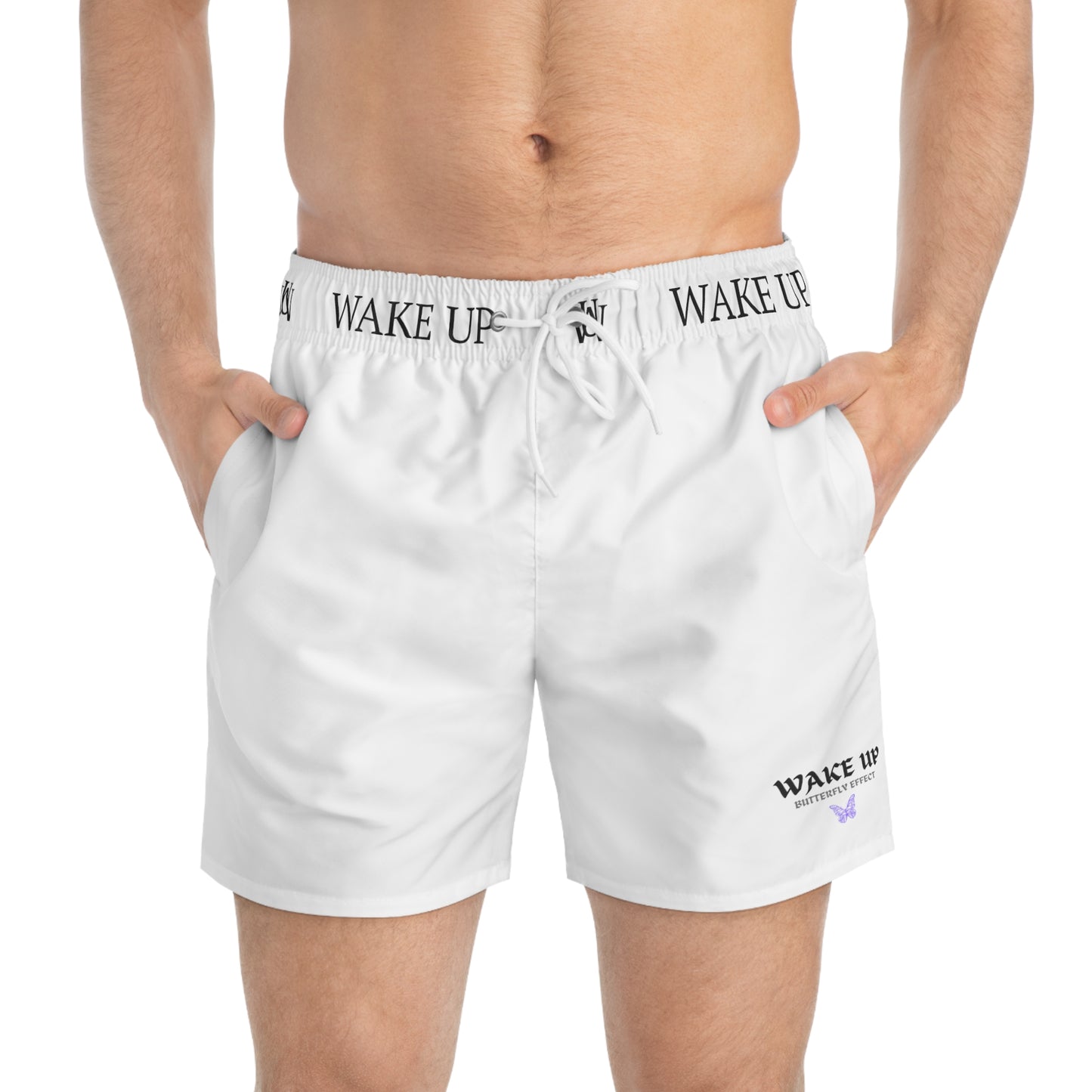 WAKE UP Butterfly Effect Shorts (WHITE)