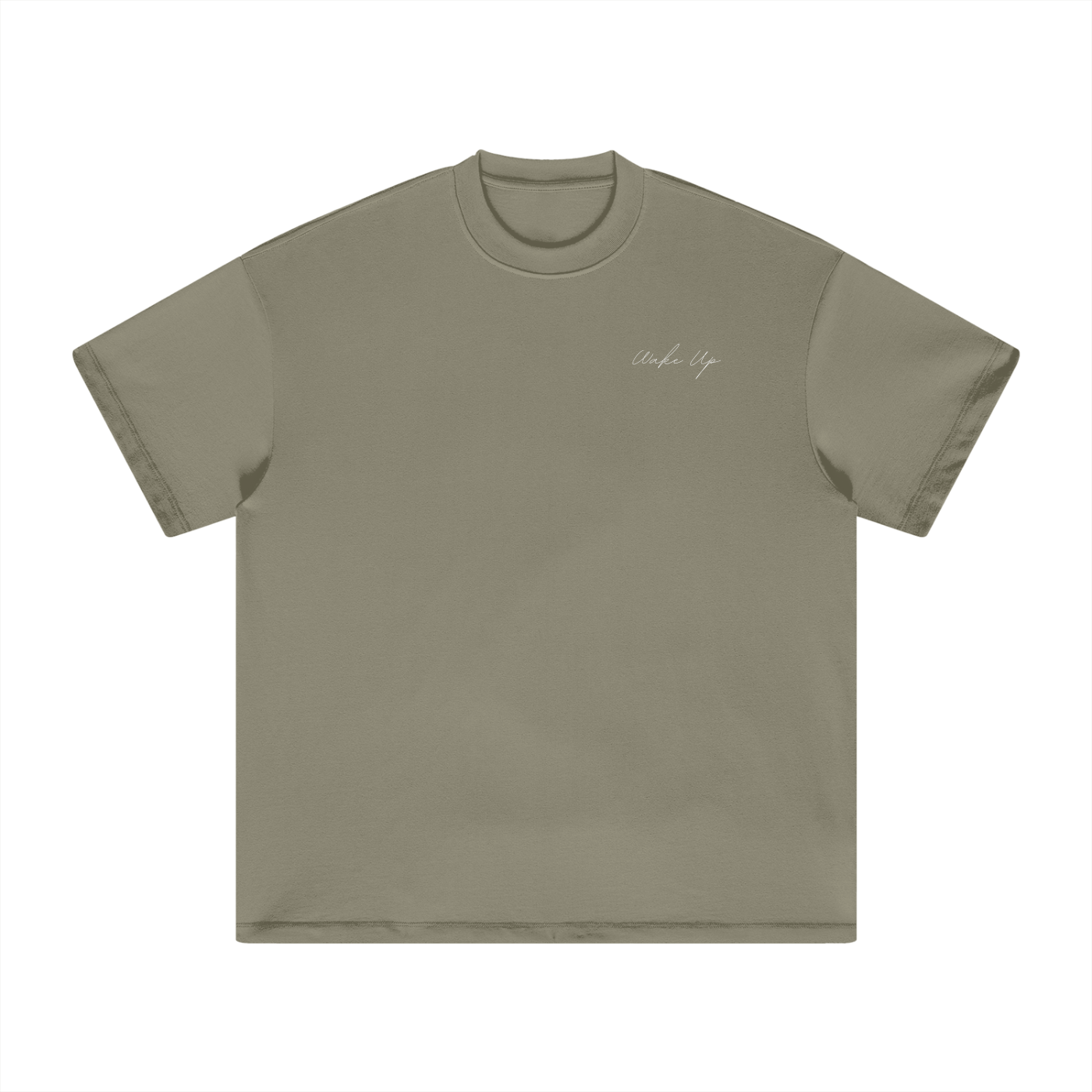 WAKE UP Heavyweight Earth Tone T-Shirt