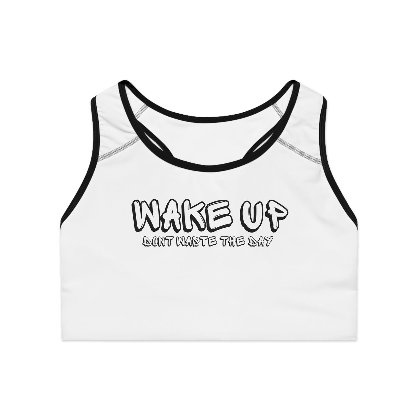 WAKE UP Sprots Bra (White)