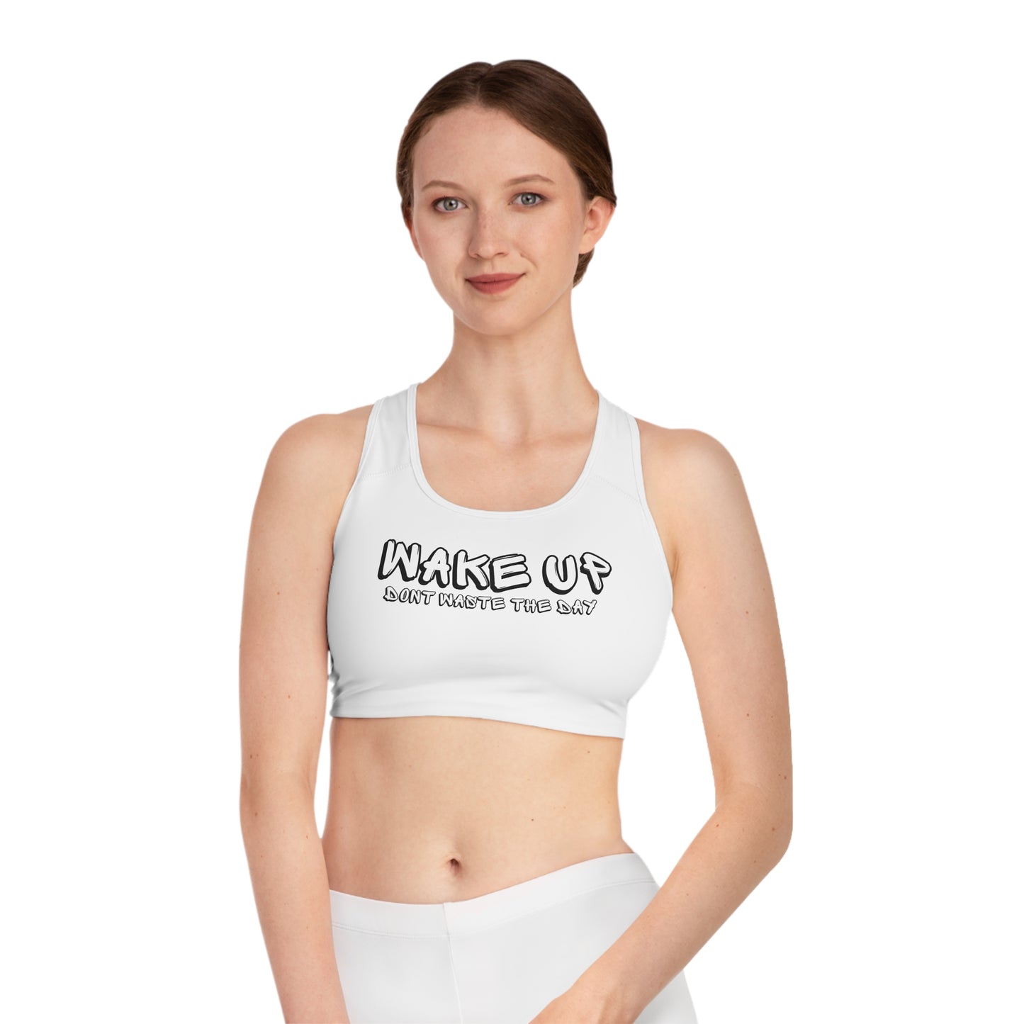 WAKE UP Sprots Bra (White)
