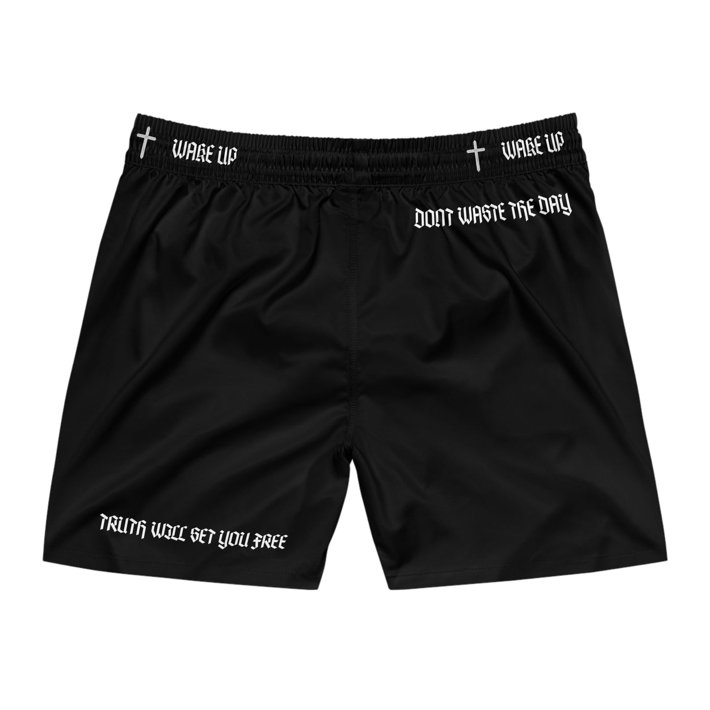 T.W.S.Y.F. Swim Shorts (BLACK)
