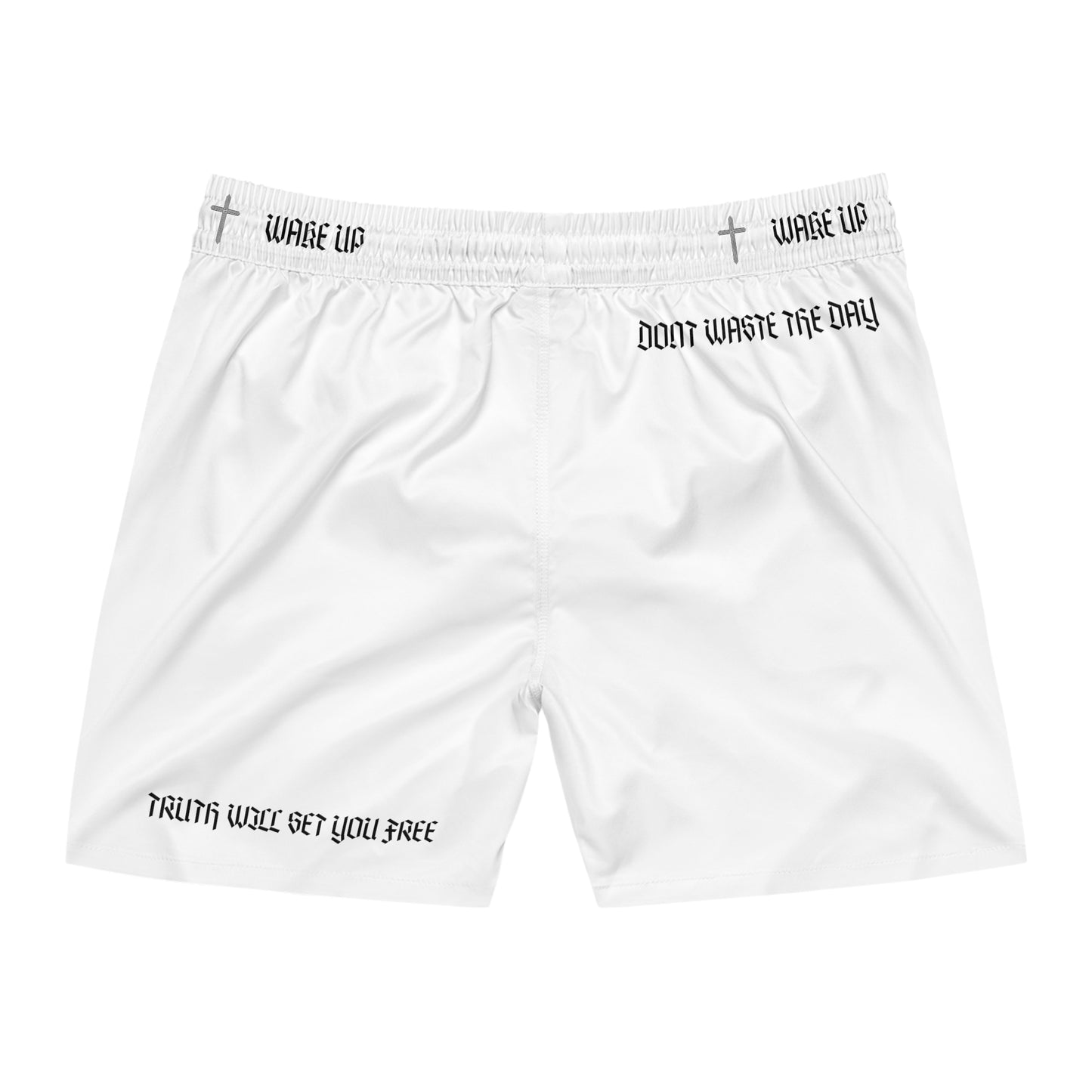 T.W.S.Y.F. Swim Shorts (WHITE)
