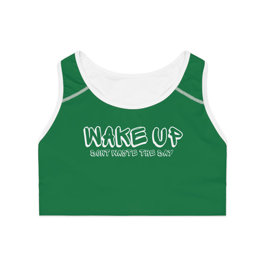 WAKE UP Sprots Bra (Green)