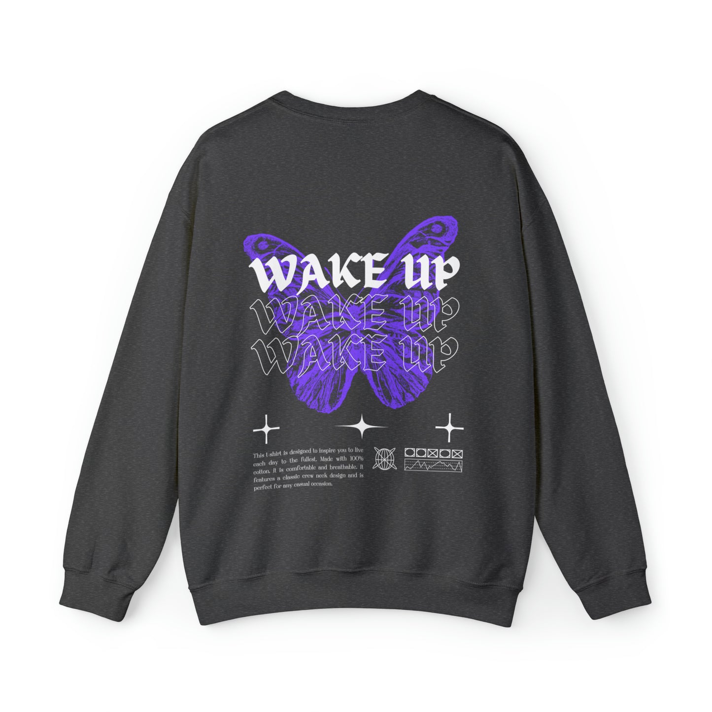 WAKE UP Butterfly Effect Crewneck