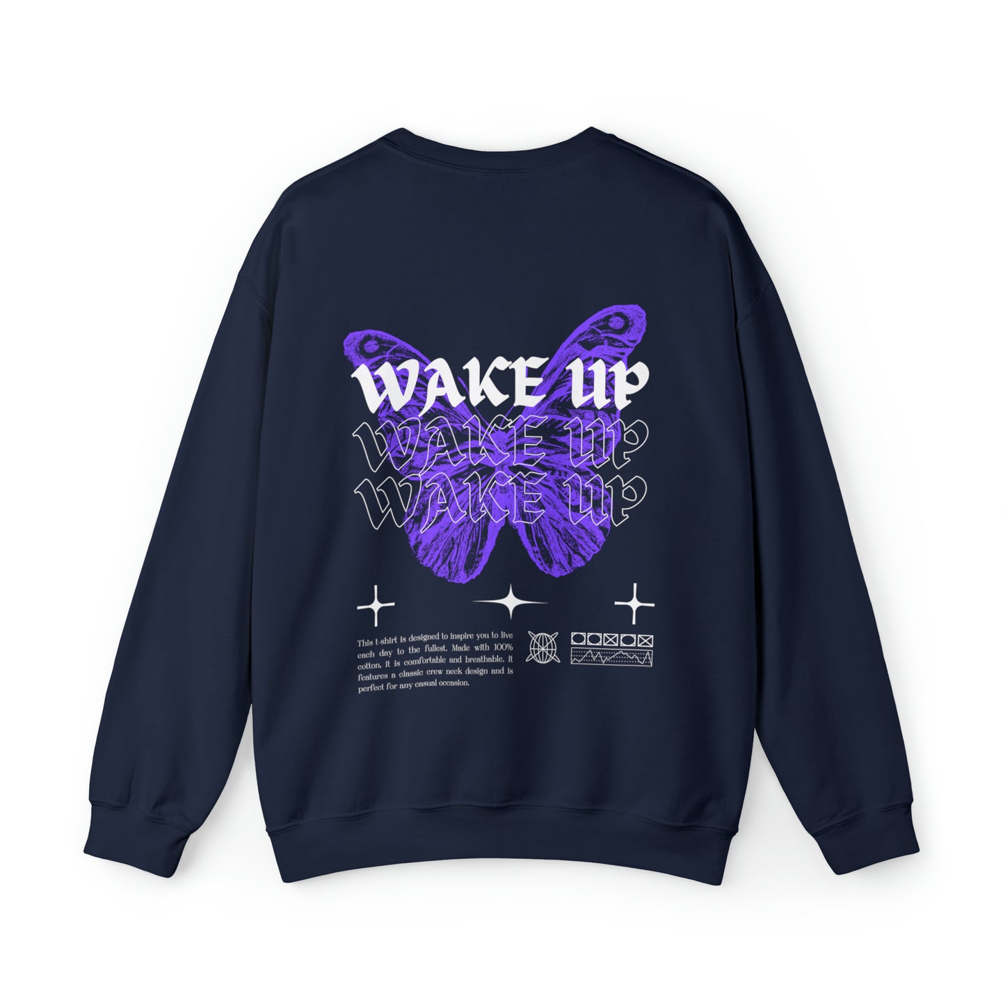 WAKE UP Butterfly Effect Crewneck