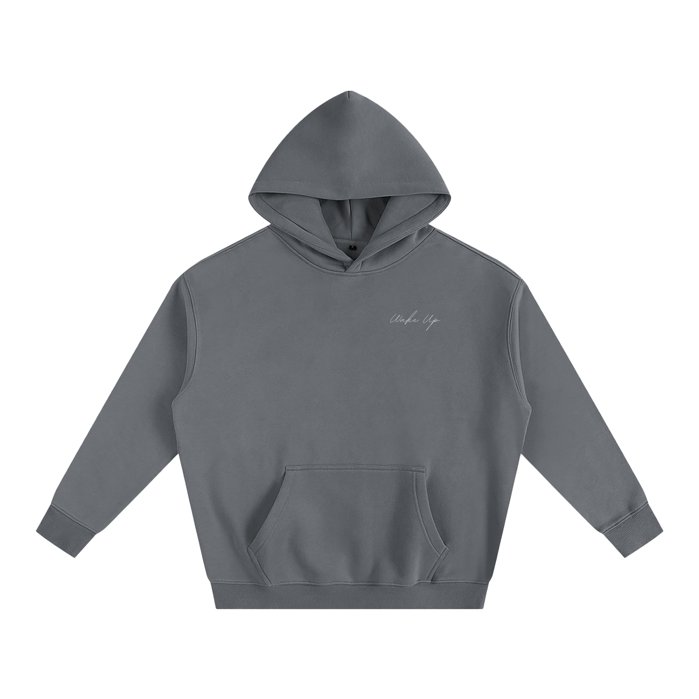WAKE UP Oversized Fleeced Hoodie