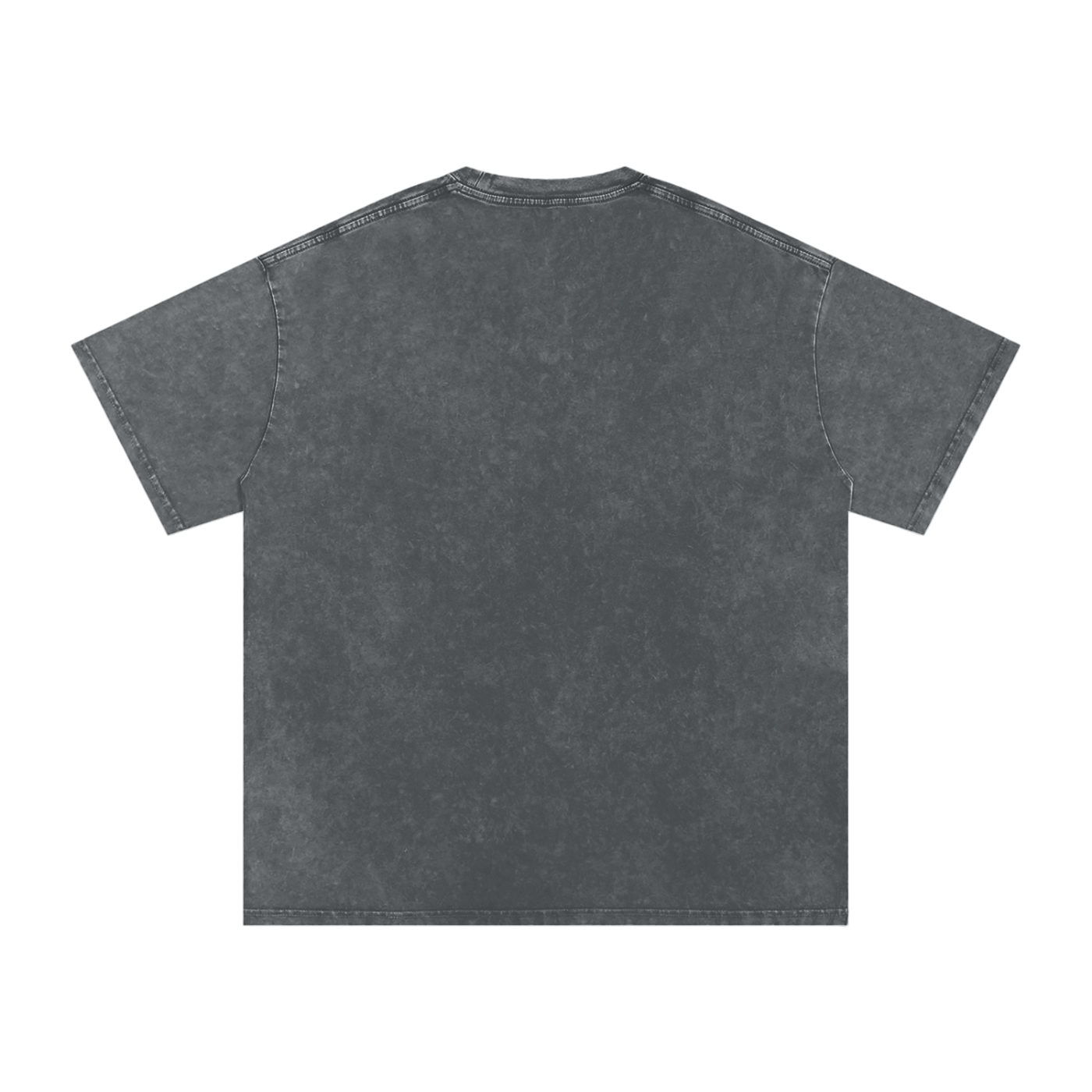 WAKE UP Snow Washed Oversized Cotton T-Shirt