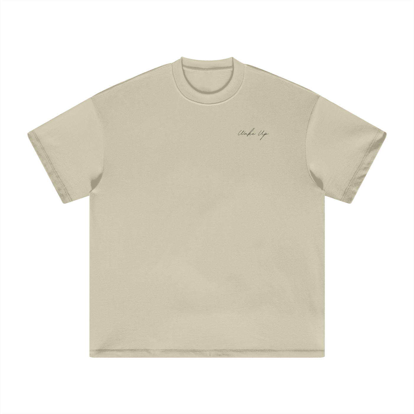 WAKE UP Heavyweight Earth Tone T-Shirt