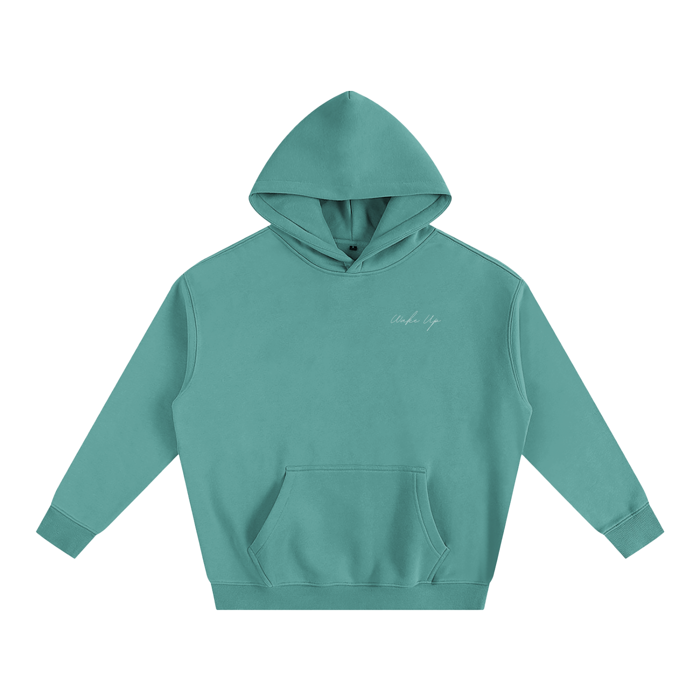 WAKE UP Oversized Fleeced Hoodie