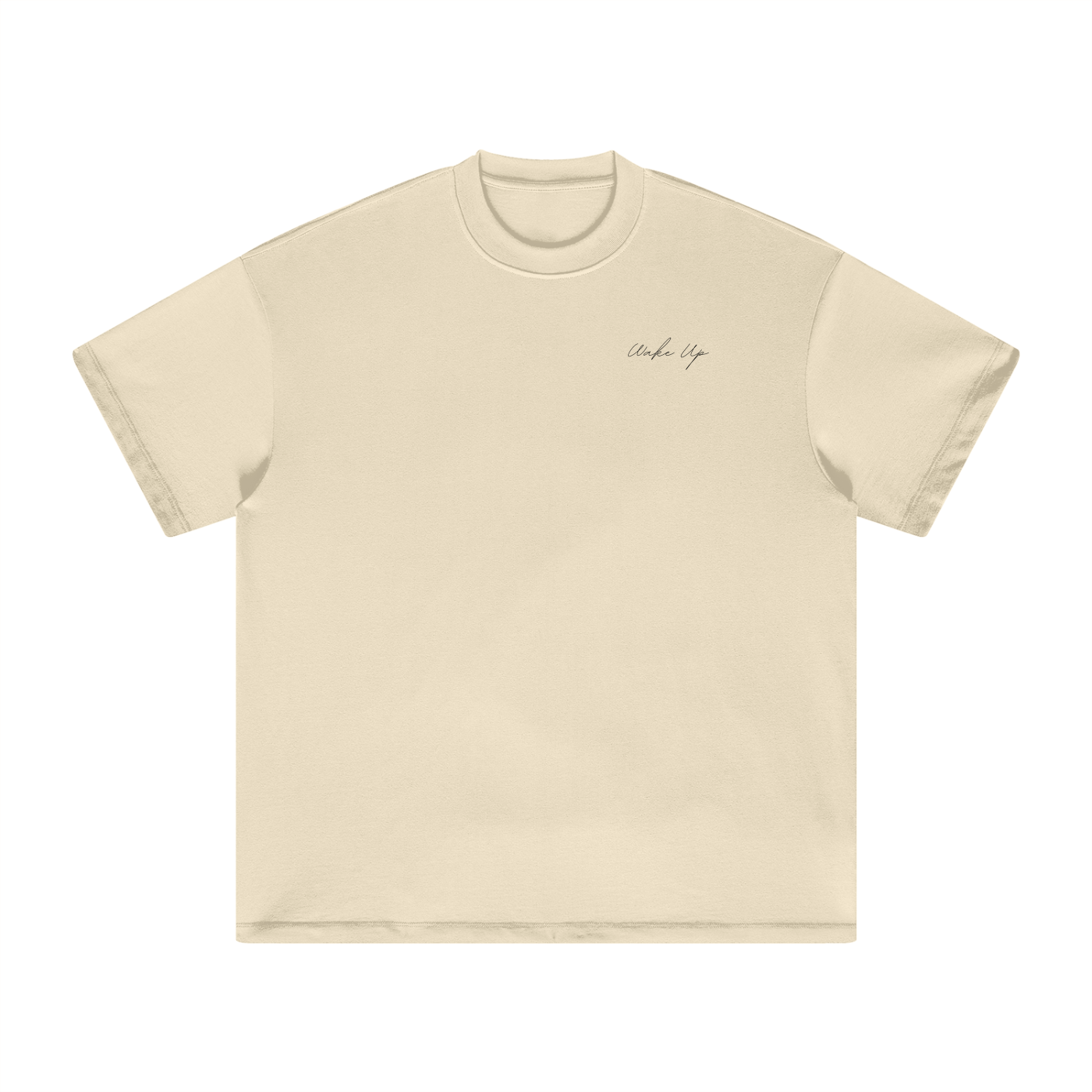 WAKE UP Heavyweight Earth Tone T-Shirt