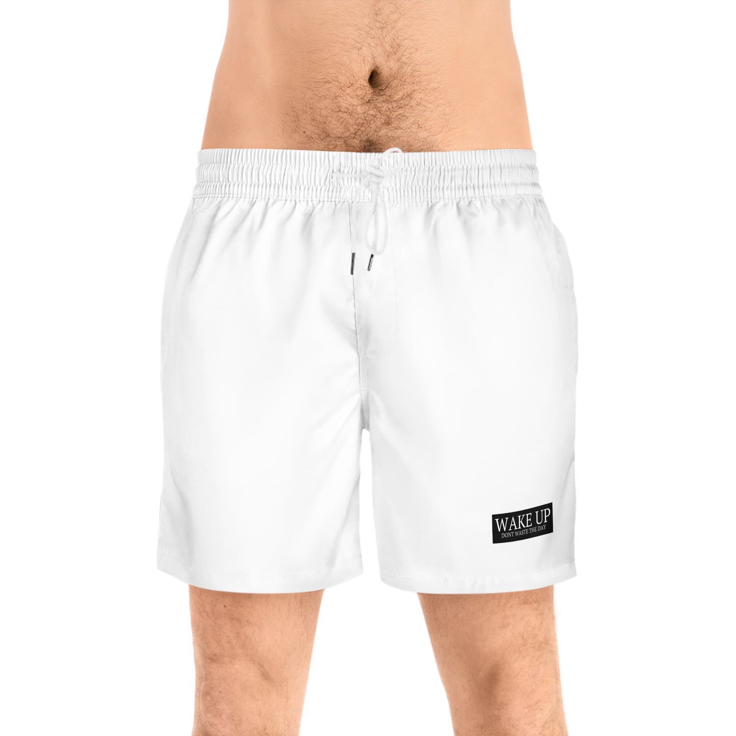 WAKE UP Spring Shorts (White)
