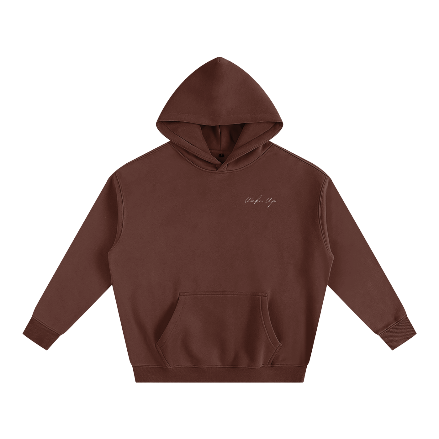 WAKE UP Oversized Fleeced Hoodie