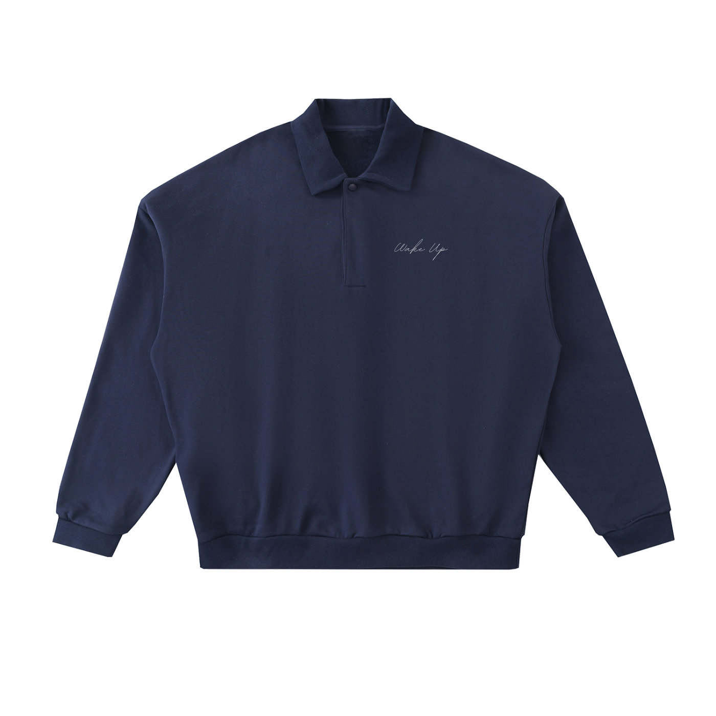 WAKE UP Heavyweight Fleece Polo Sweatshirt