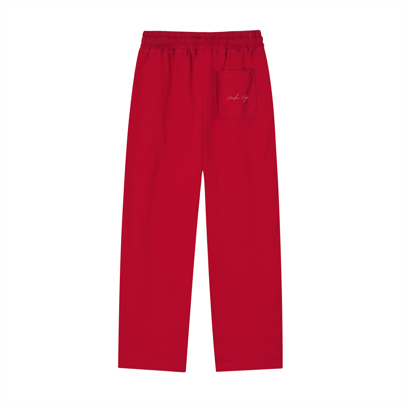WAKE UP Reflection Striped Straight-Leg Sweatpants