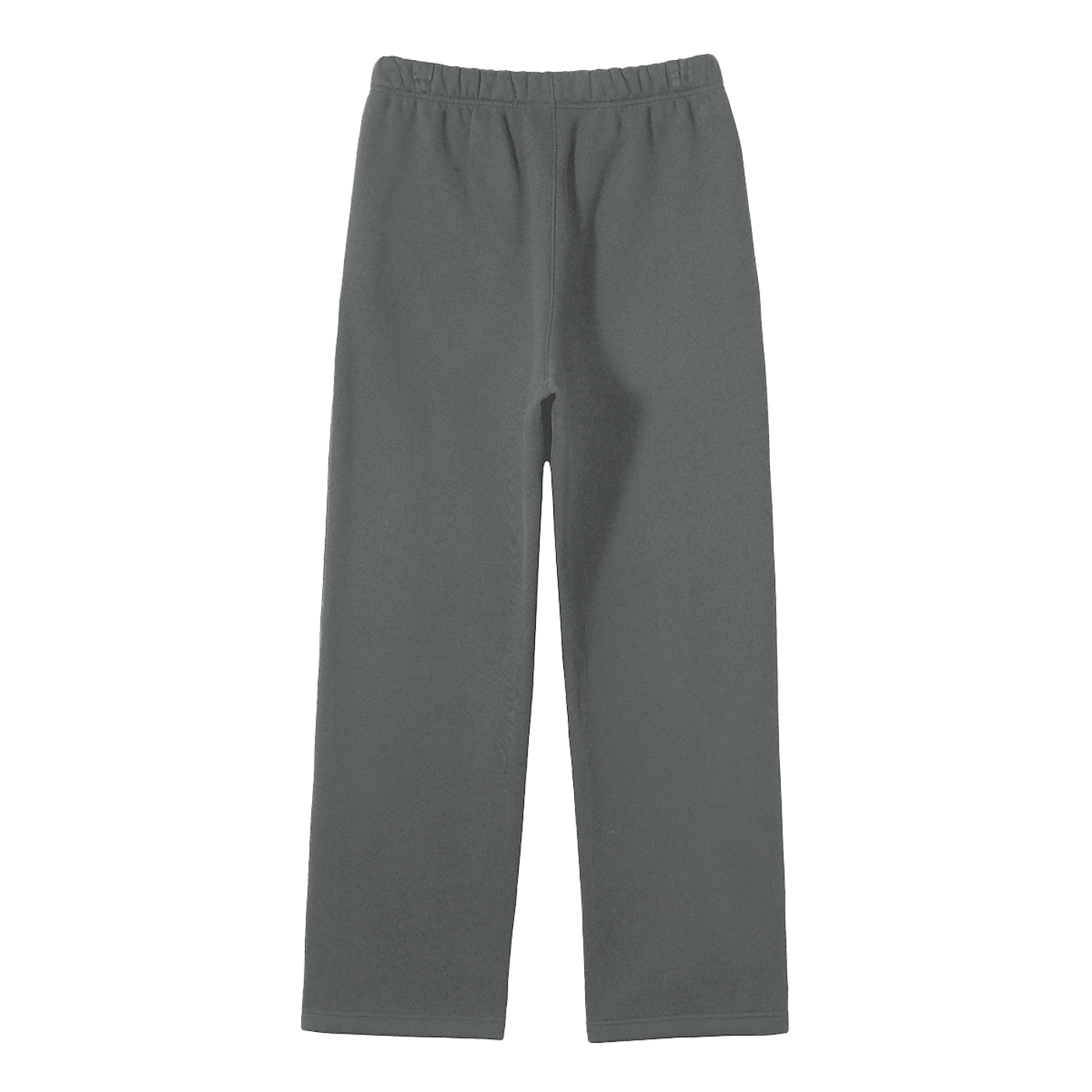 WAKE UP Unisex Solid Color Fleece Straight Leg Pants