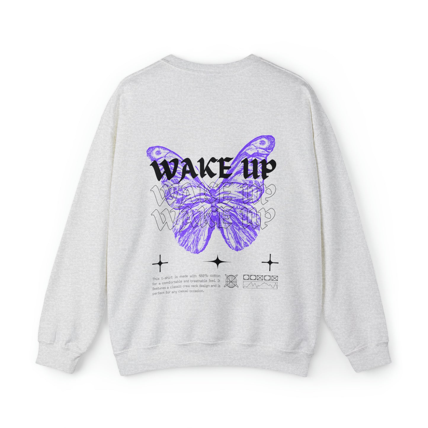 WAKE UP Butterfly Effect Crewneck
