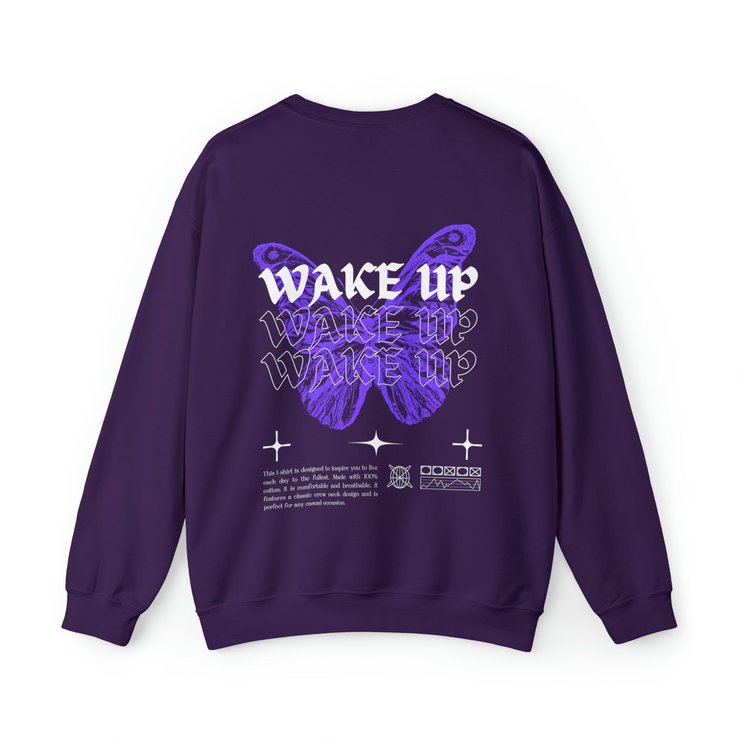 WAKE UP Butterfly Effect Crewneck