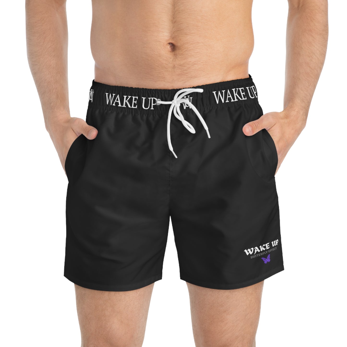 WAKE UP Butterfly Effect Shorts (BLACK)