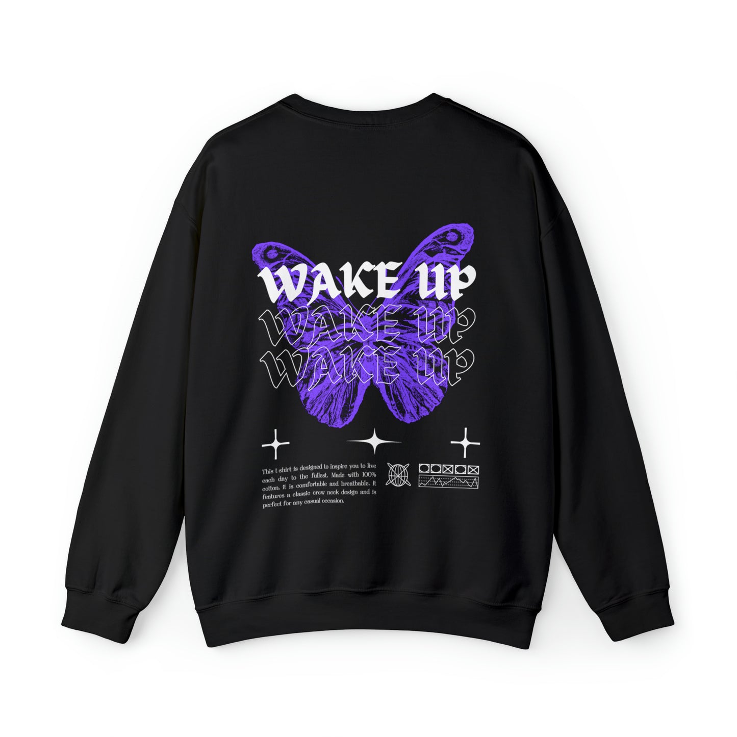 WAKE UP Butterfly Effect Crewneck