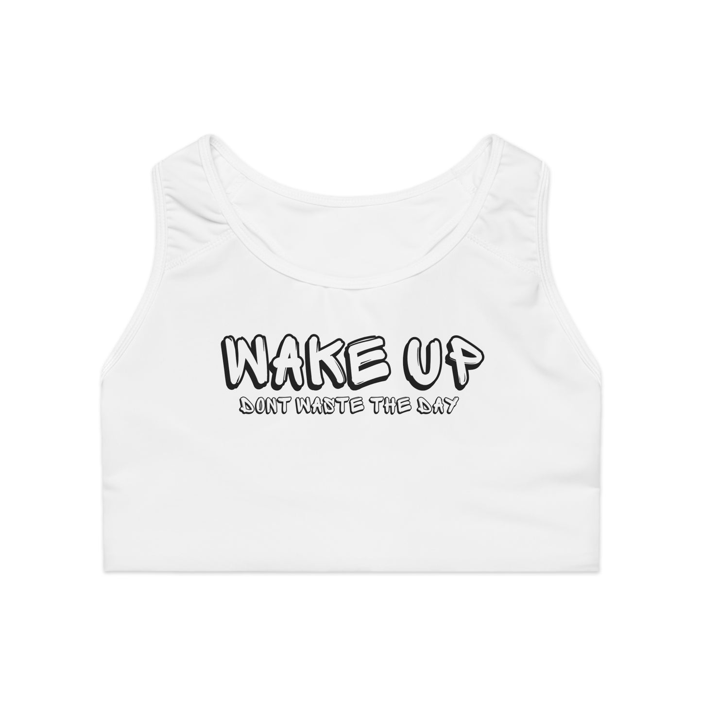 WAKE UP Sprots Bra (White)