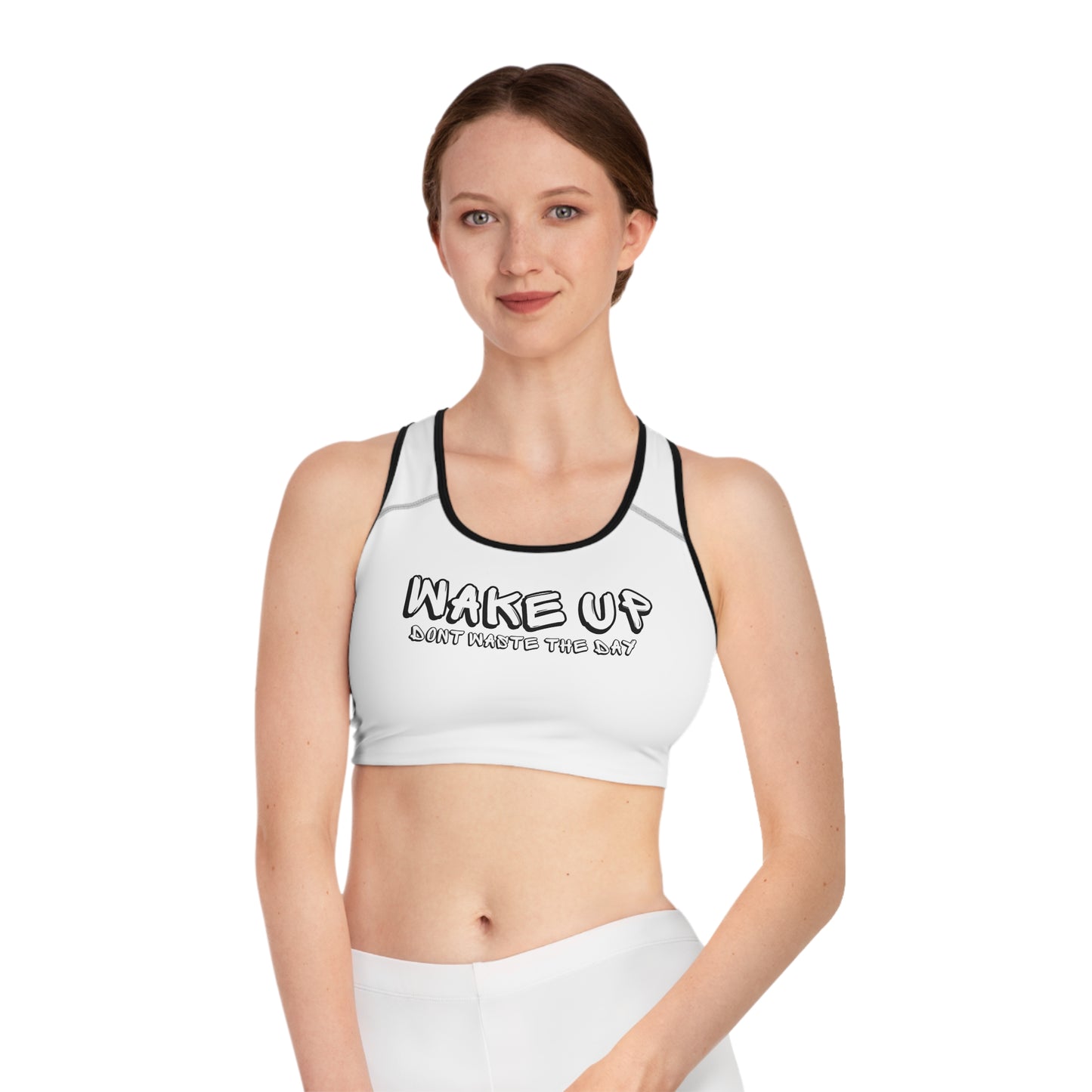 WAKE UP Sprots Bra (White)