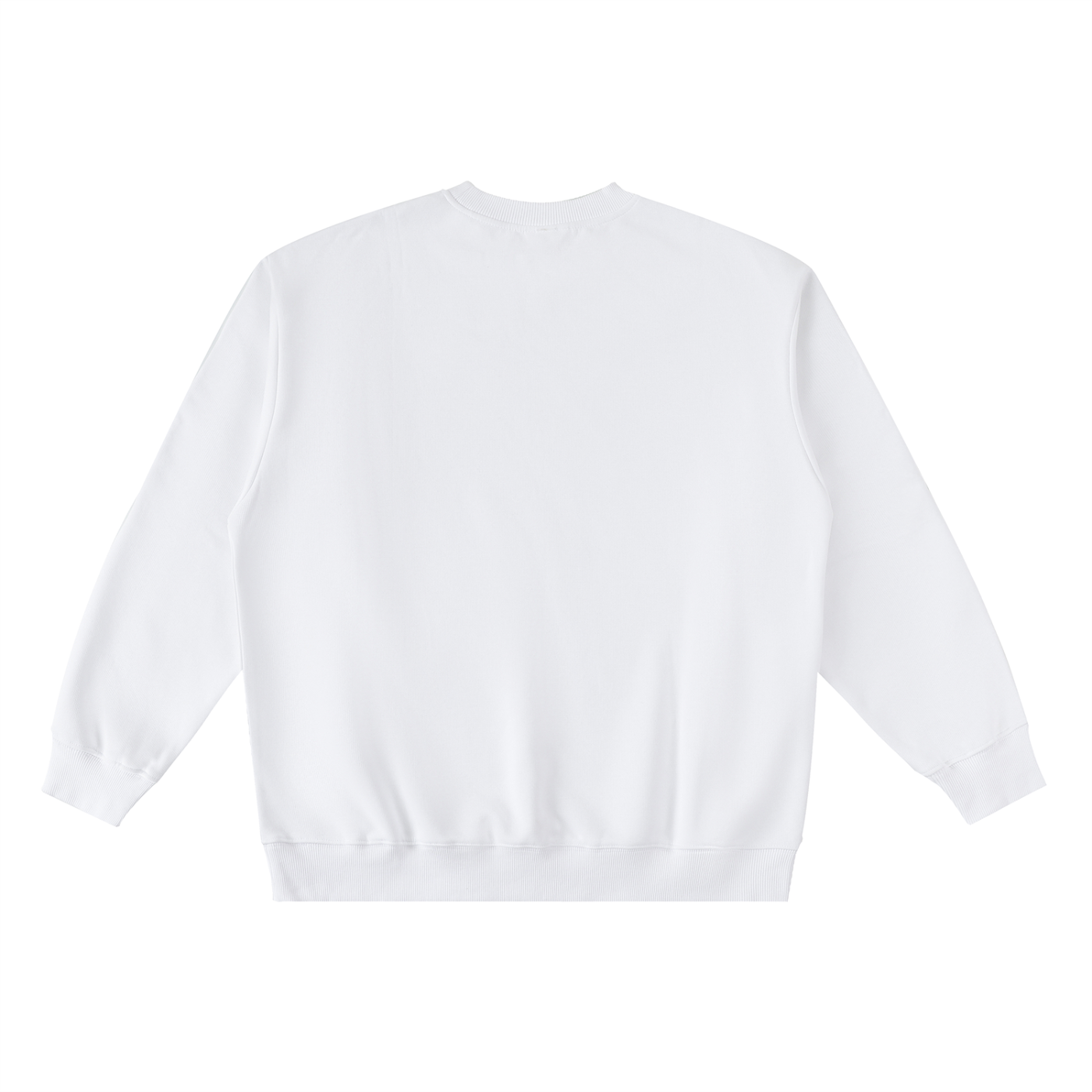 WAKE UP Oversized Crewneck Taped Sweatshirt