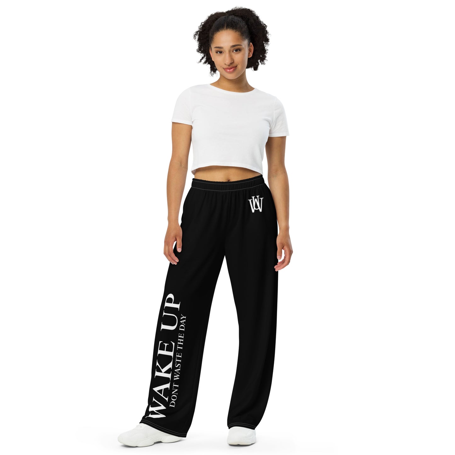 WAKE UP Pajama Pants (BLACK)