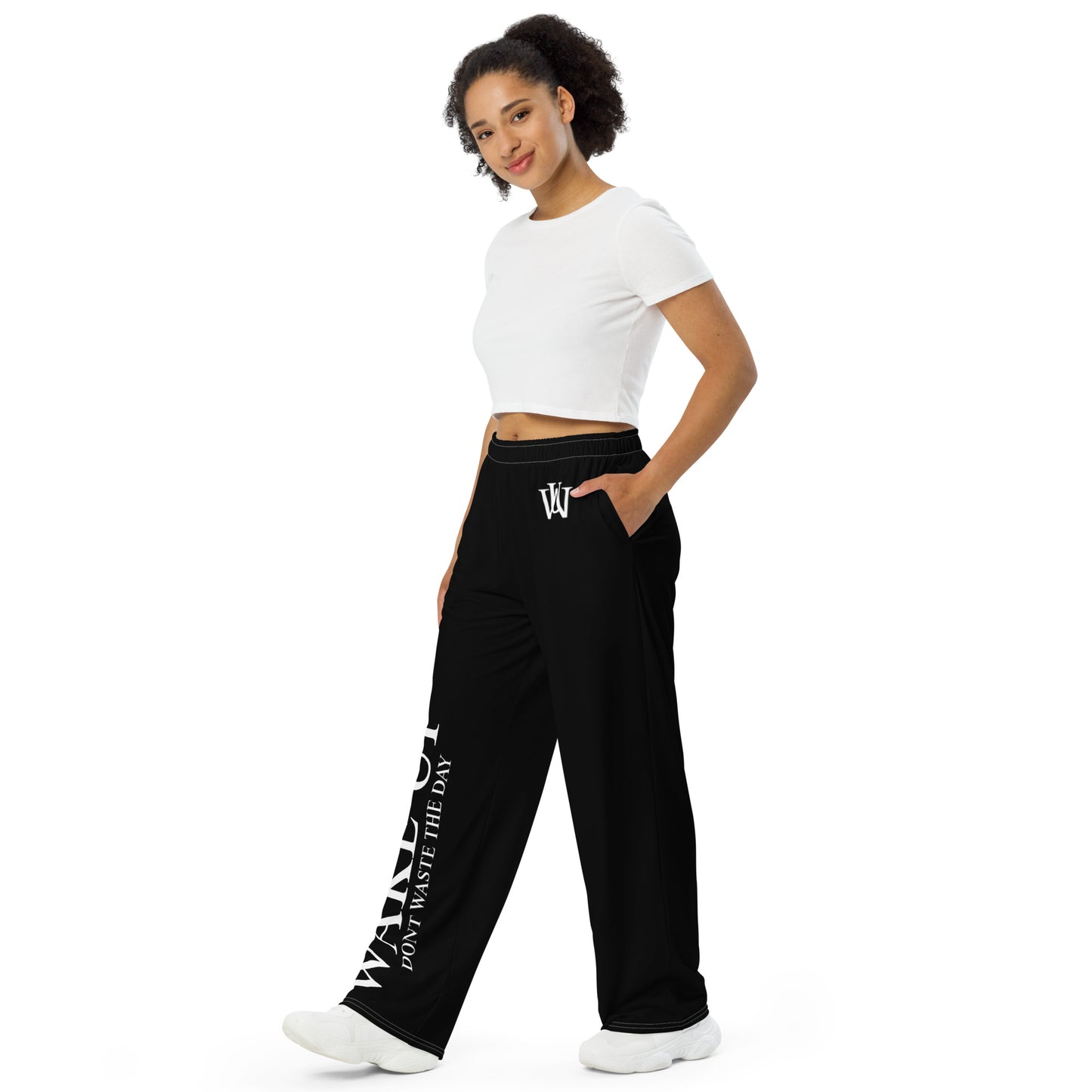 WAKE UP Pajama Pants (BLACK)