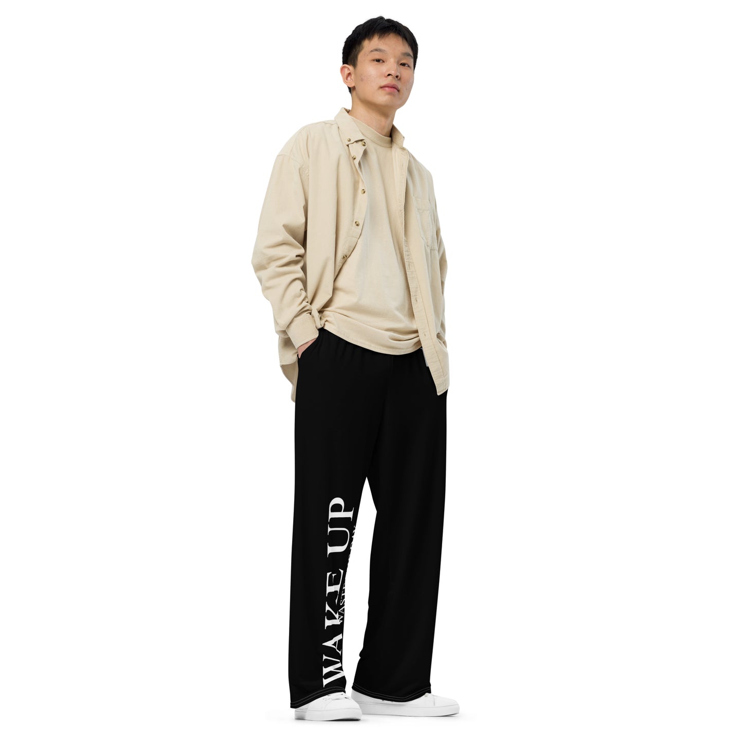 WAKE UP Pajama Pants (BLACK)