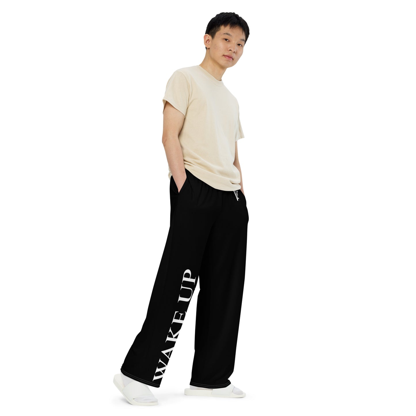WAKE UP Pajama Pants (BLACK)