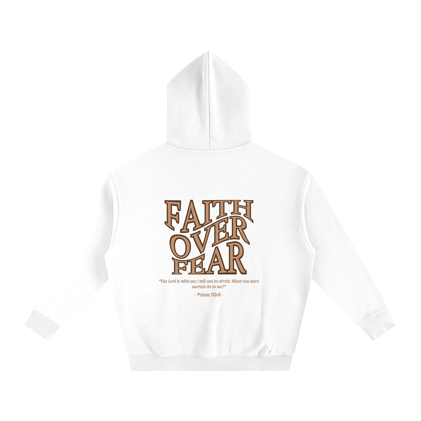 WAKE UP FOF Oversized Fleeced Hoodie