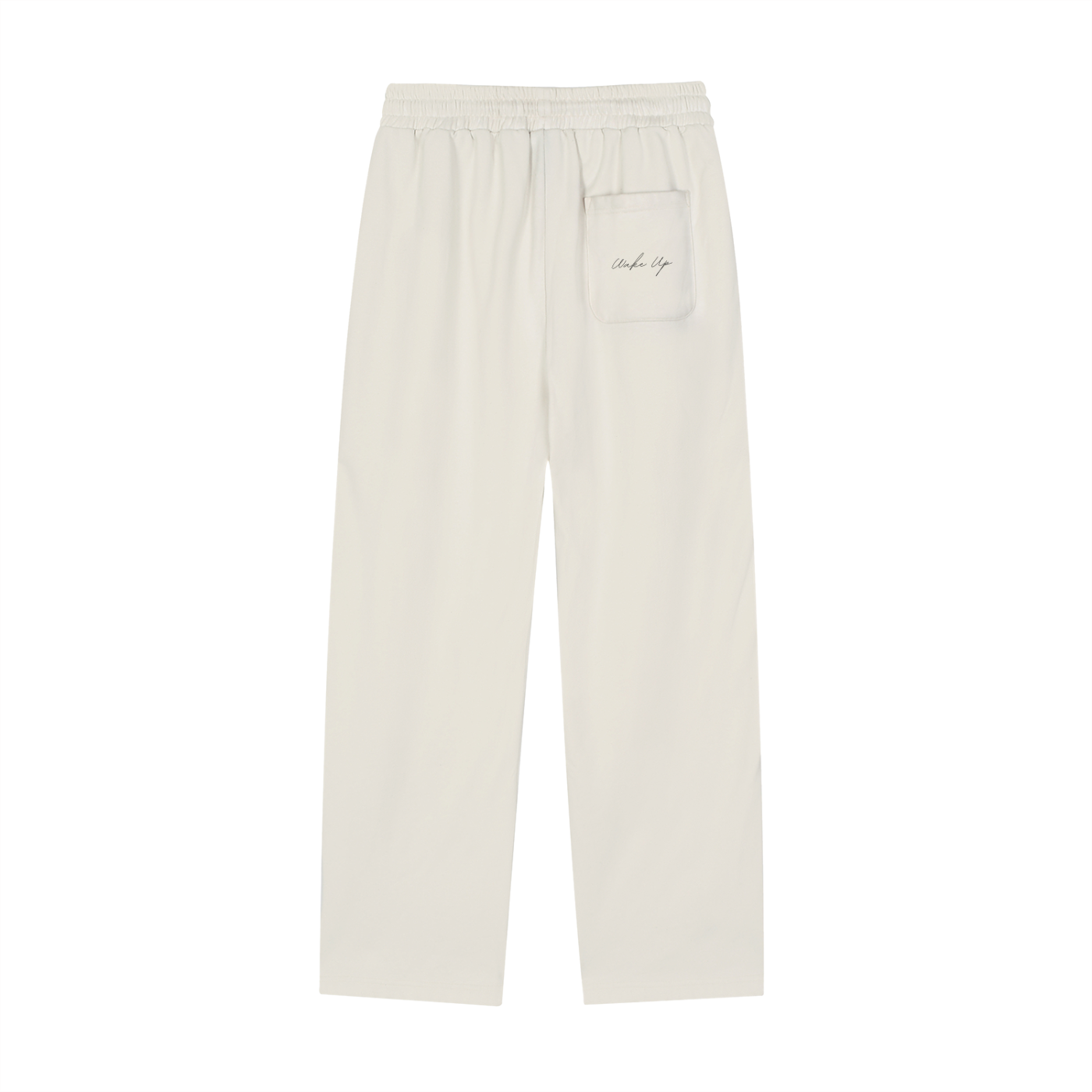 WAKE UP Reflection Striped Straight-Leg Sweatpants