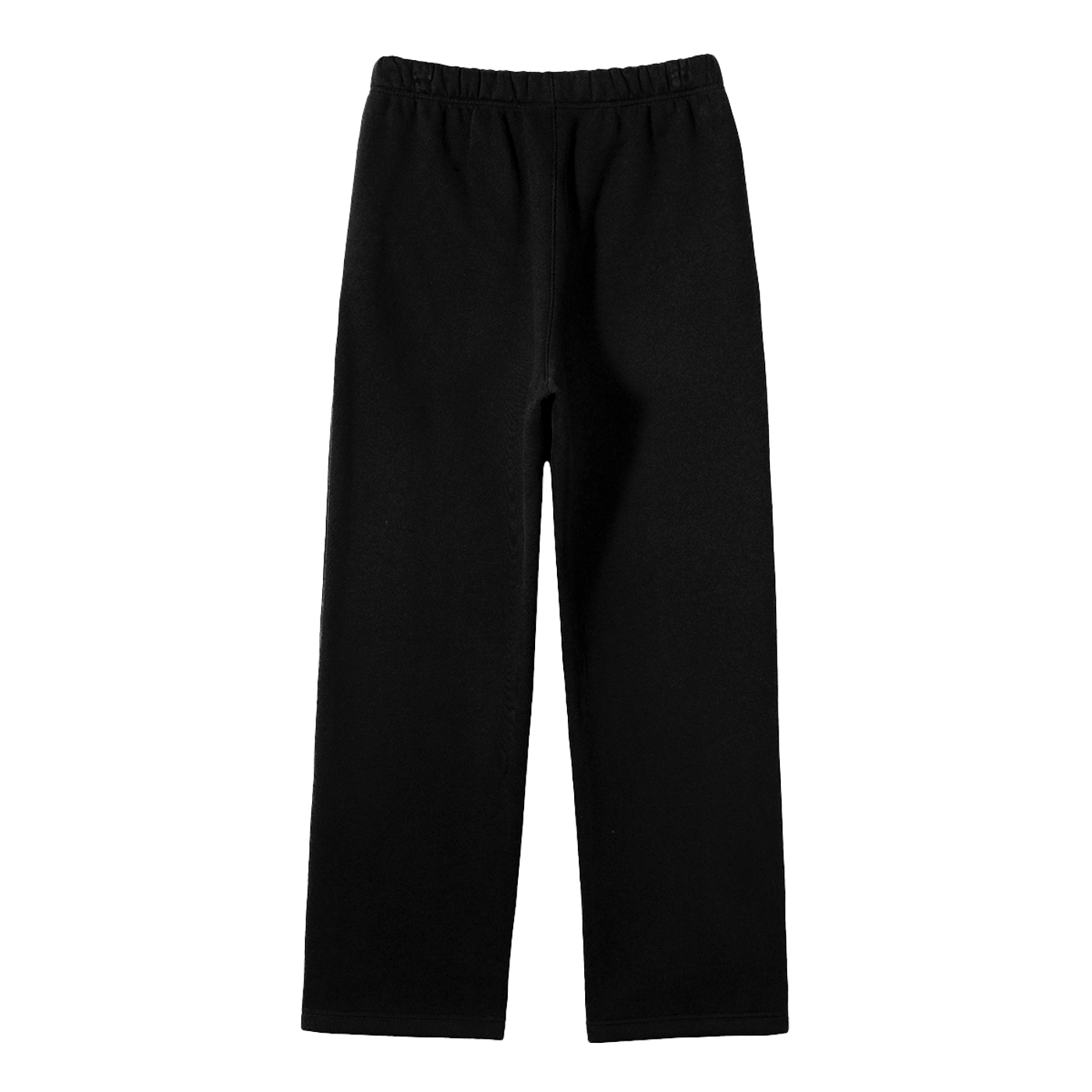 WAKE UP Unisex Solid Color Fleece Straight Leg Pants