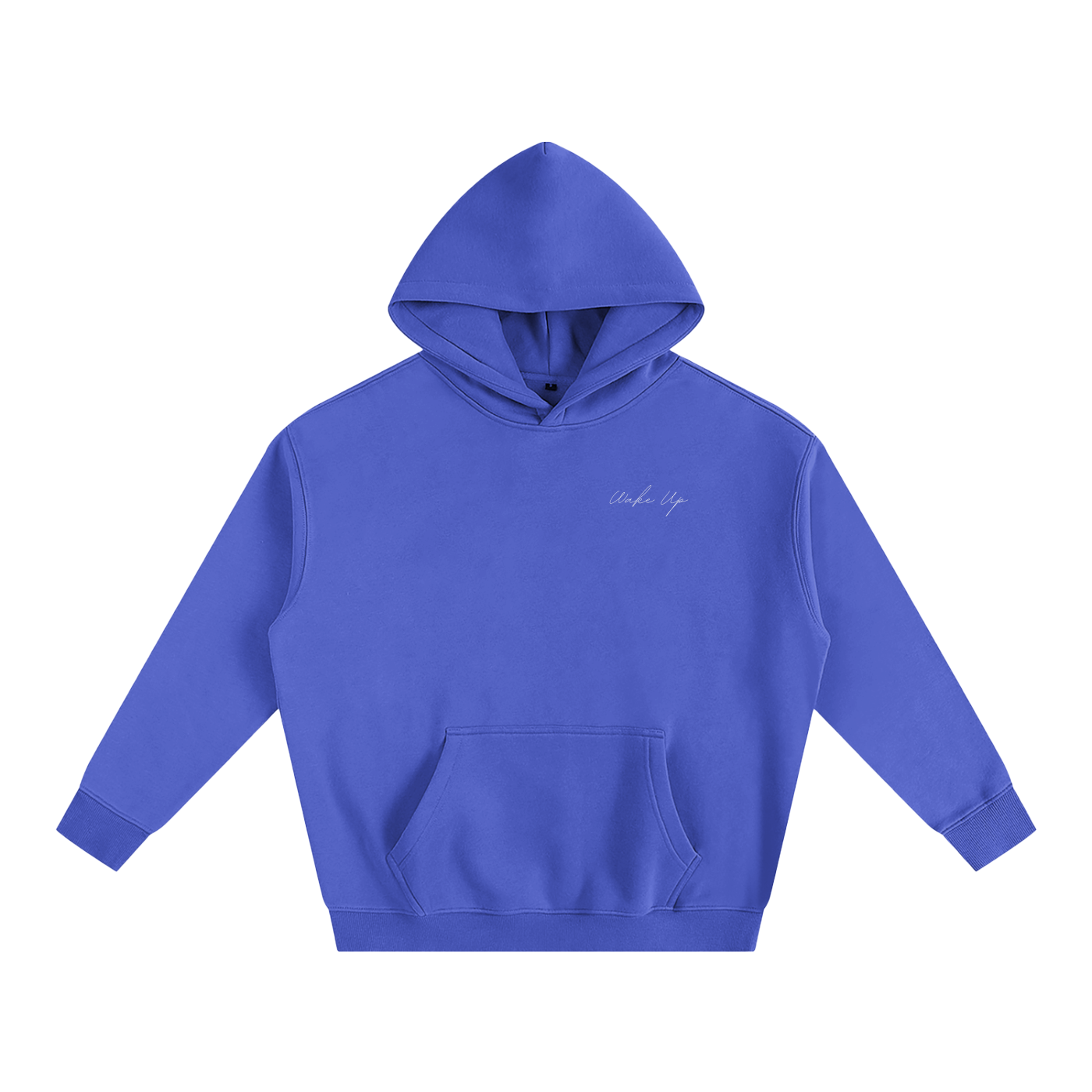WAKE UP Oversized Fleeced Hoodie
