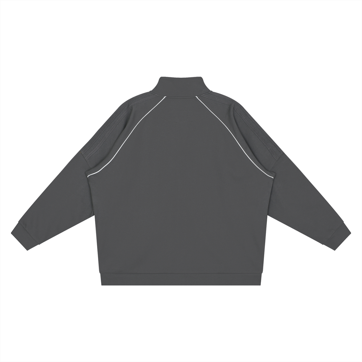 WAKE UP Reflection Striped Raglan Sleeve Jacket