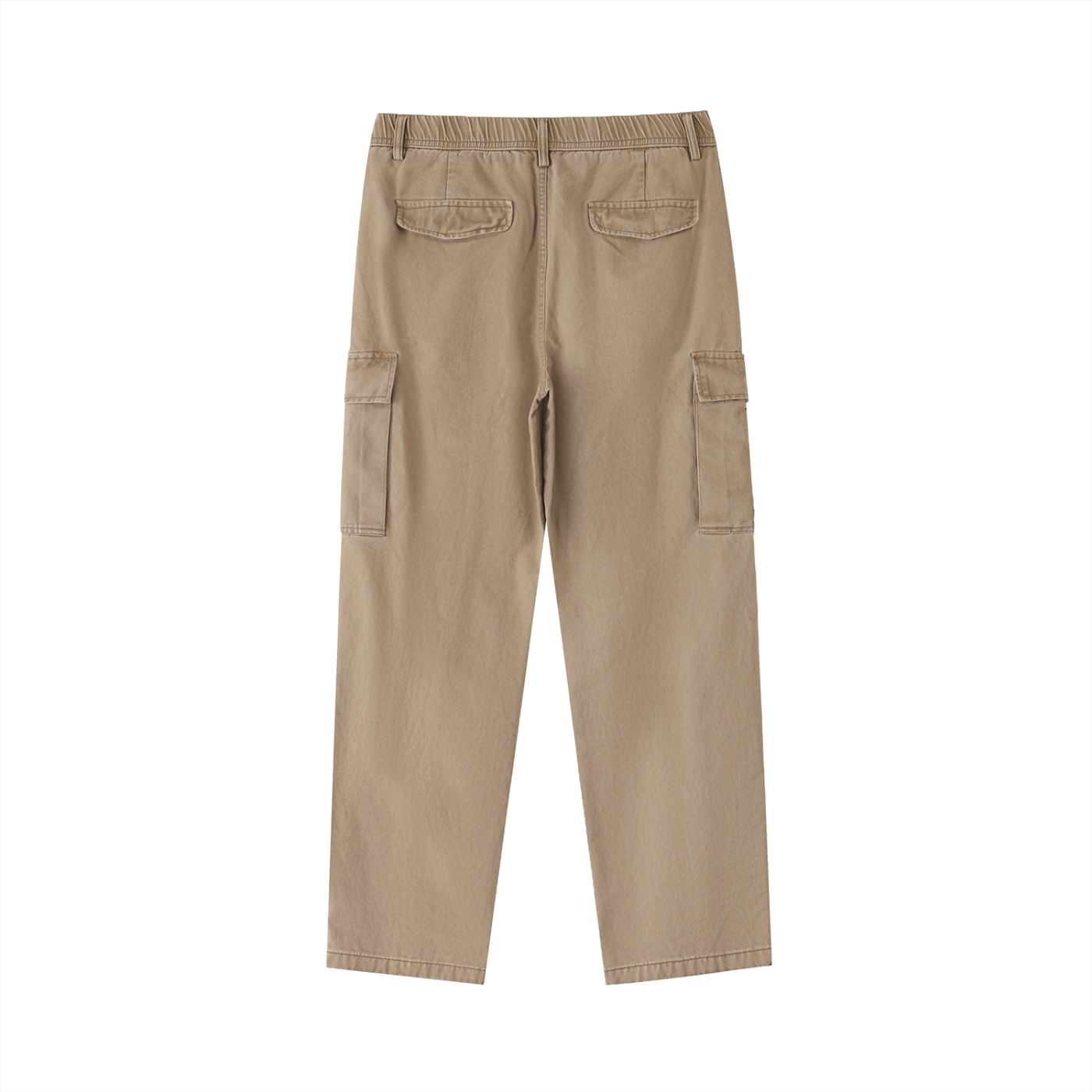 WAKE UP Cotton Elastic-Waist Cargo Pants