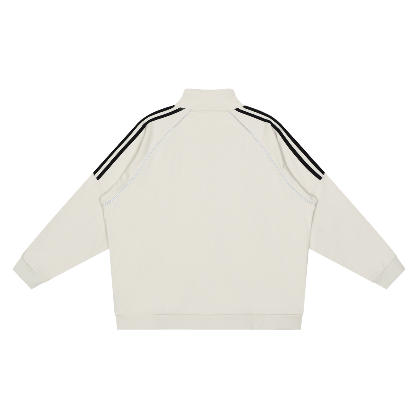 WAKE UP Reflection Striped Raglan Sleeve Jacket