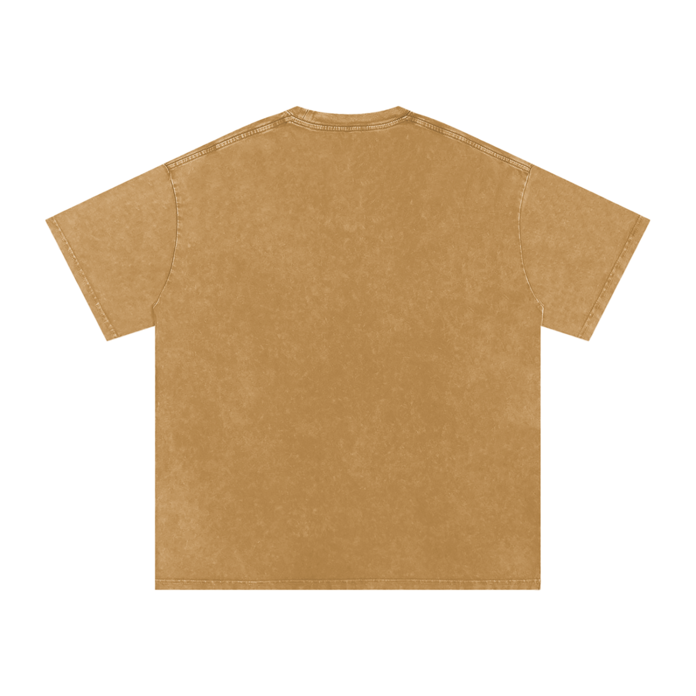 WAKE UP Snow Washed Oversized Cotton T-Shirt