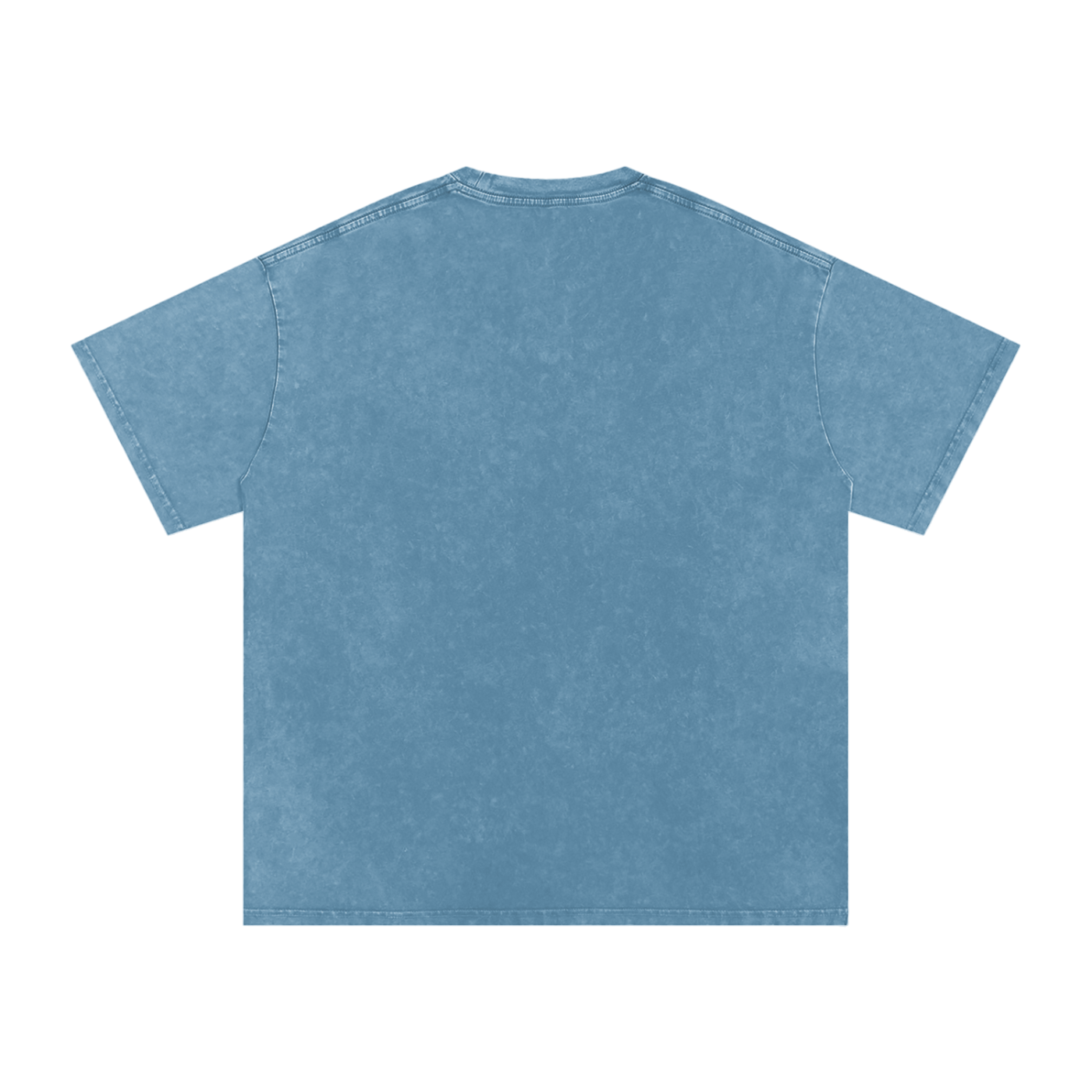 WAKE UP Snow Washed Oversized Cotton T-Shirt