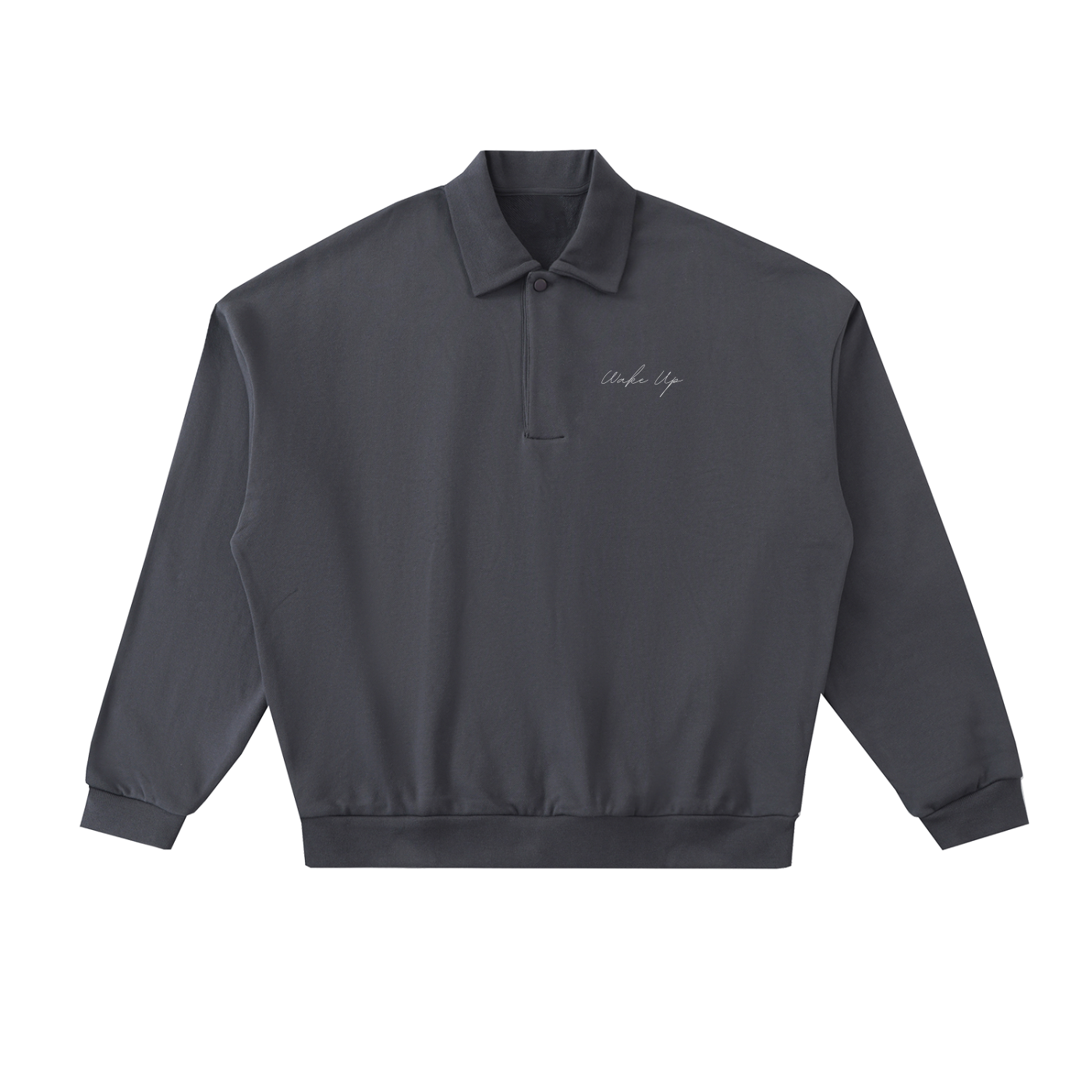 WAKE UP Heavyweight Fleece Polo Sweatshirt
