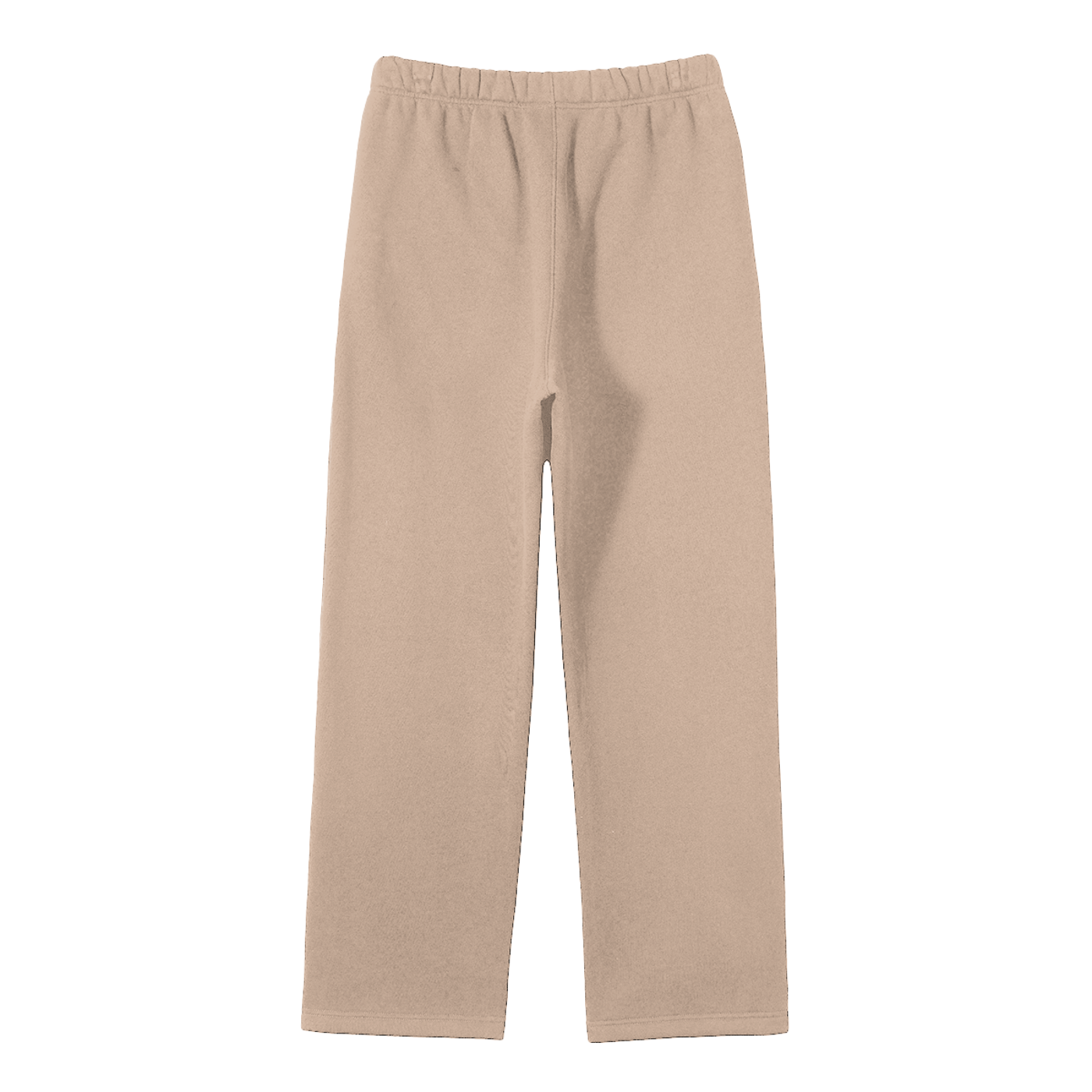 WAKE UP Unisex Solid Color Fleece Straight Leg Pants