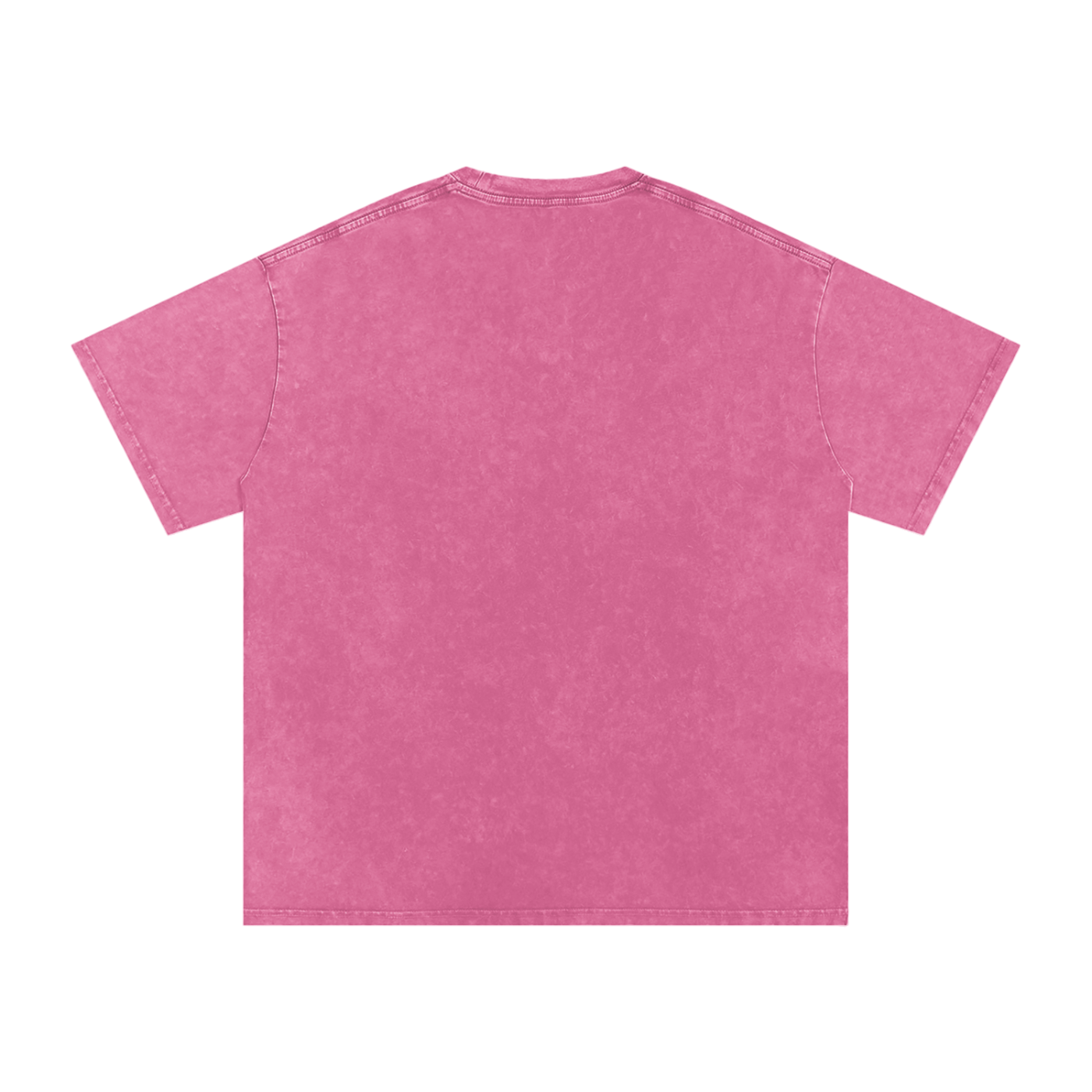 WAKE UP Snow Washed Oversized Cotton T-Shirt