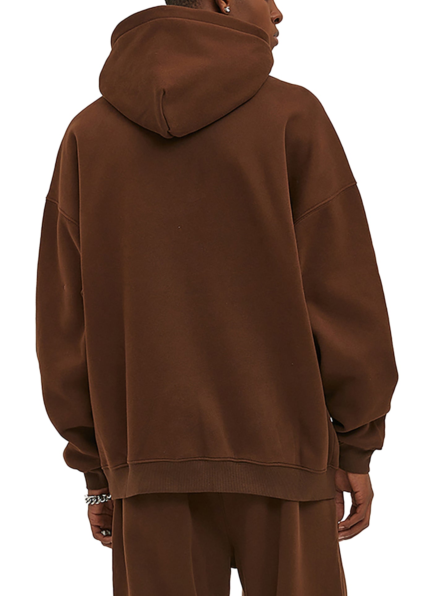 WAKE UP Oversized Fleeced Hoodie