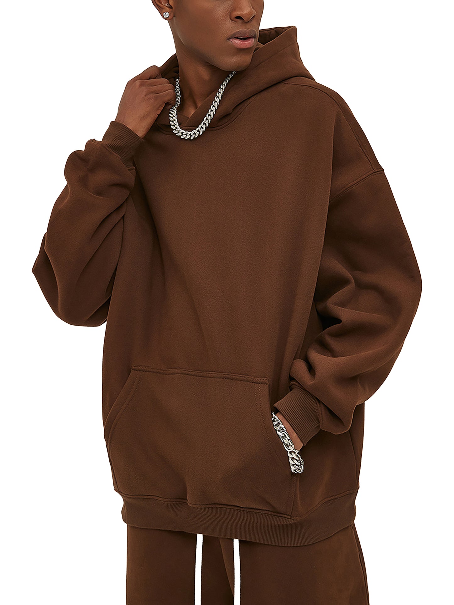 WAKE UP FOF Oversized Fleeced Hoodie