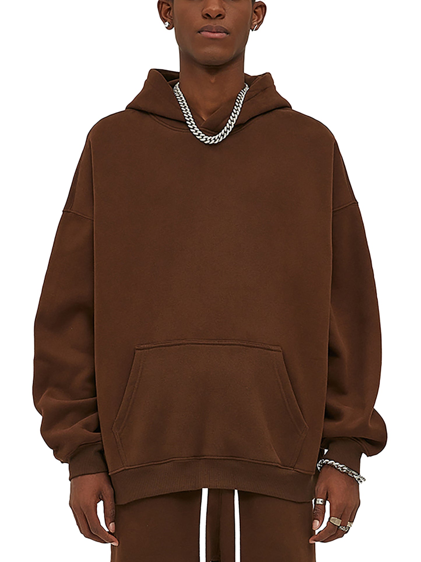 WAKE UP Oversized Fleeced Hoodie