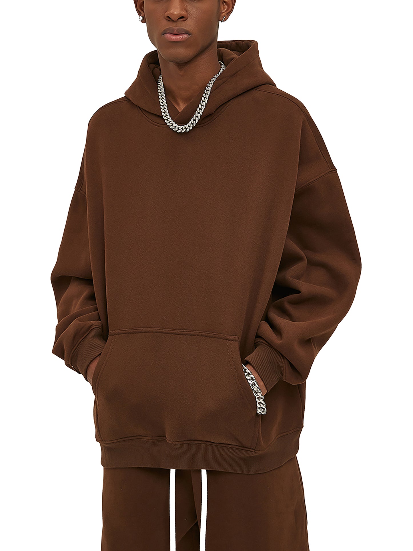 WAKE UP Oversized Fleeced Hoodie