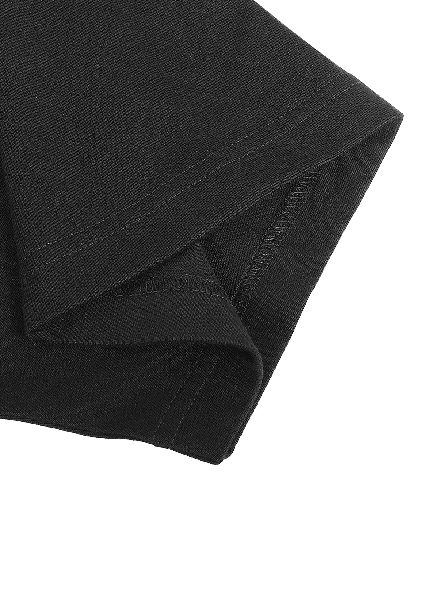 WAKE UP Contrast Piped Panel T-Shirt