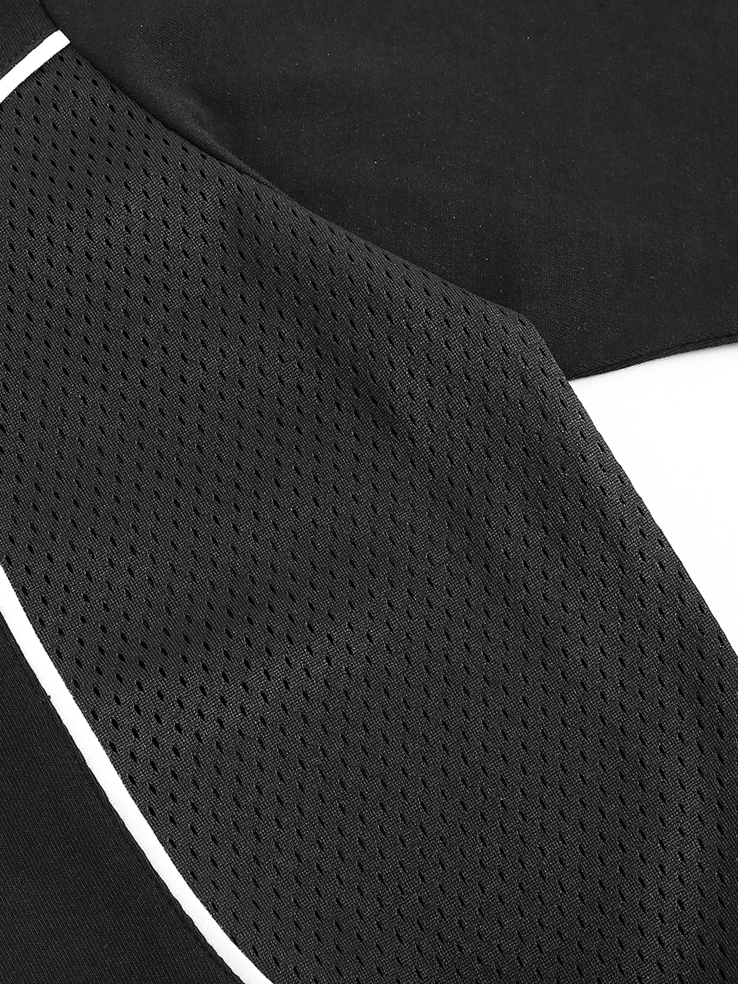 WAKE UP Contrast Piped Panel T-Shirt