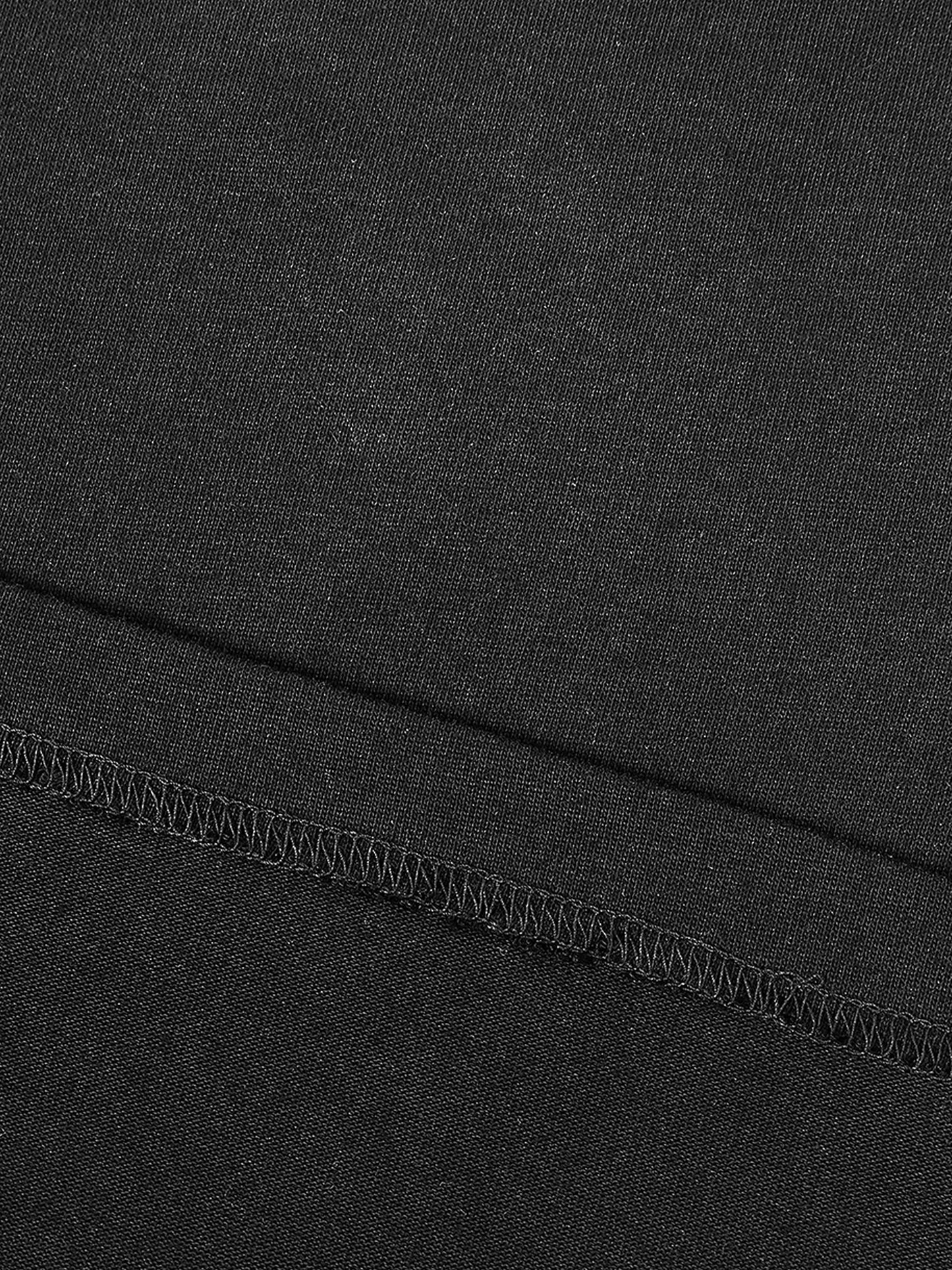 WAKE UP Contrast Piped Panel T-Shirt